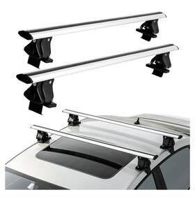M-6209-130y Maxsough 51ftft Universal Roof Rack Cross Bars 300 Lbs Load Capacity Free Ship