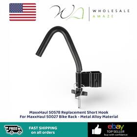50027 Maxxhaul 50578 Replacement Short Hook For Bike Rack - Metal Alloy