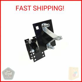 80071 Maxxhaul 786362009553 Powder Coat Black Trailer Spare Carrier With Tire Locking Bracket