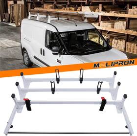 C2012v02 Melipron Cargo Van Roof Ladder Rack With Roller For Ram Promaster City 2015-2024
