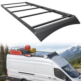 Mec2151v01 Melipron Aluminum Van Roof Ladder Rack For Ford Transit High 148 Inch Wb Ext