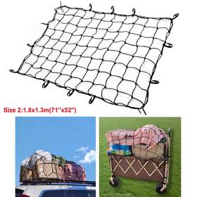 Mic-cn-529 Mictuning 52ftftx 71ftft Latex Truck Pickup Bed Roof Rack Cargo Net With 14 Hook Heavy Duty