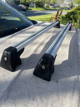 9800927 Mini 11-16 Oem Cooper R60 Countryman Set Of 2 Top Roof Luggage Rack Rail