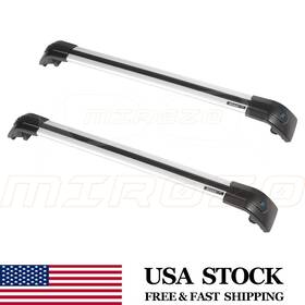 10394176 Mirozo Fits For New Vw Volkswagen Atlas 2018 2019 Roof Rack Aluminum Cross Bar Vehicle