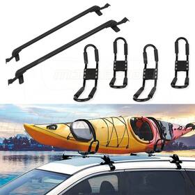 9977061 Mirozo For Universal 48.43 Roof Rack 2x Cross Bar Cargo Luggage And 4x Kayak