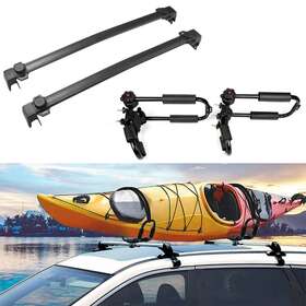 10107161 Mirror-zone Roof Rack Rail Cross Bar For 2007-2017 Jeep Patriot Aluminum Luggage Carriers