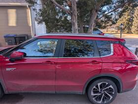 Mz576929ex Mitsubishi Genuine Outlander Roof Side Rails - Silver 2022-2026