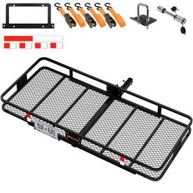 Ma-hc-70x30x6-52 Mockins Luggage Rack 500 Lb Capacity 70 X 30 6 Steel Black Folding Truck Trailer