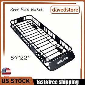 Monster-parts W46540104 For Gmc Rooftop Cargo Carrier Basket Cross Rack Luggage Holder 64 Inch X 22 6