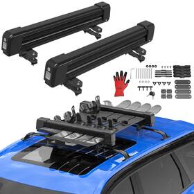 2026m28801v0114 Mostmotor For 6 Pair Skis Or 4 Snowboards Set Of Universal Roof Mounted Snowboard Rack 2026m28801v0114 Mostmotor For 6 Pair Skis Or 4 Snowboards Set Of Universal Roof Mounted Snowboard Rack