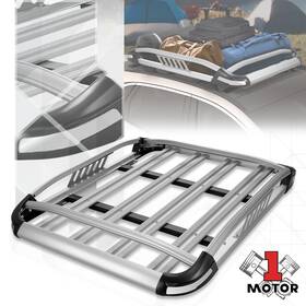 Mt1-rrc31al Motor-1 50 Inch X 38 5.5 150lbs Silver Aluminum Roof Rack Cargo Basket Luggage Holder