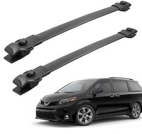 Vfm35048f Motorsportplus Yht Roof Rack Rail Cross Bar Cargo Carrier For 2011-2020 Toyota Sienna Aluminum