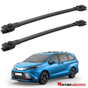 620m35048p620 Motorstarship 41 Inch Aluminum Luggage Cross Bar Roof Rack For 11-18 Toyota Sienna Van 150lbs Load