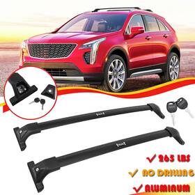 Moc2147v03 Motorvehicle Lockable Roof Rack Cross Bars For 2019-2025 Cadillac Xt4 Xt6 265 Lbs Crossbars