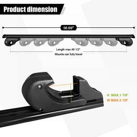 Ty-lg03-lg04-lg01-lg02 Msd Vijay 53-inch And 56-inch Lockable Side Crossbars Available In Silver Or Black