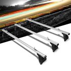 Mur-rorab-uni58x3-al Urmarketoutlet Universal Fit Square Bar Silver Roof Rack Rail Crossbar
