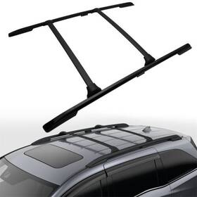8787 Nafull 4 Pcs Roof Rack Cross Set For 18-20 Honda Odyssey Top Rail Carrier Baggage Black