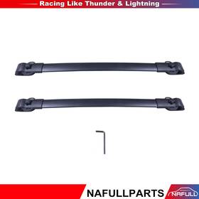 Na10459fu593ll Nafullparts For 11-18 Toyota Sienna Pair Aluminum Oe Style Bolt-on Roof Rack Rail Cross Bar