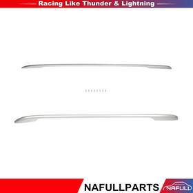 Na10625fu610ll Nafullparts Roof Rack For Nissan Rogue 2014 2016-19 X-trail Side Rail Silver Aluminum