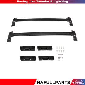 Na10631fu580ll Nafullparts For 07-11 Honda Crv Pair Black Aluminum Roof Rack Rail Cross Bar Cargo Carrier
