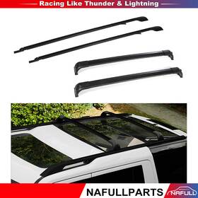 Na83345fu253ll Nafullparts For 2005-2016 Land Rover Lr3 And Lr4 Car Roof Rack Cross Bars Luggage Carrier Blk
