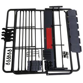 92277b Nilight Universal Roof Rack Cargo Basket 43in X 39in 6in