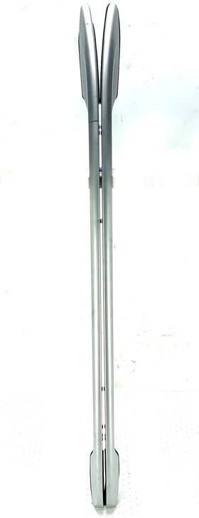 06016x Nissan 2015-2020 Rogue Driver Lh And Passenger Rh Roof Rack Rails Knm Silver Oem