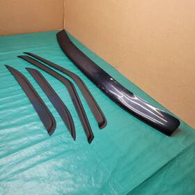 24828-22817 Nissan 2000-2004 Xterra Air Dam Hood And Window Bug Guard Wind Deflector Shield