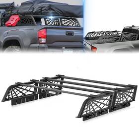 Aobr070029159 Obnaux 9 Inch High Bed Racks Cargo Carrier For 2016-2025 Tacoma And 2020-2025 Jt With Rails