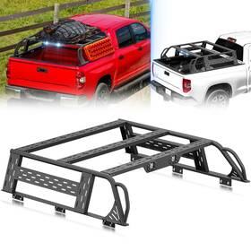 Aobr070032159 Obnaux 13.8ftft High Full-size Overland Bed Racks For 14-2021 Toyota Tundra With Rails