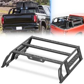 Aobr070037159 Obnaux 13.8ftft High Full-size Overland Bed Racks Cargo For 19-26 Silverado And Sierra 1500