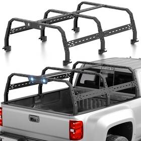 Lbbr040008500 Obnaux Adjustable Long Pickup Bed Racks Cargo For Tundra/dakota/ranger/titan/sonoma