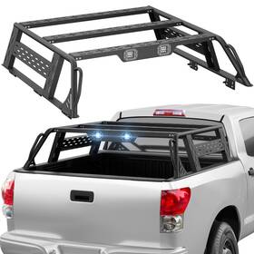 Lbbr040031500 Obnaux 13.8ftft Full-size Bed Racks Cargo Carrier For 2007-13 Toyota Tundra With Rails