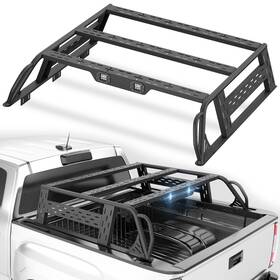 Lbbr040035500 Obnaux 13.8ftft Full-size Bed Racks Cargo Carrier For 15-22 Colorado &canyon With Rails