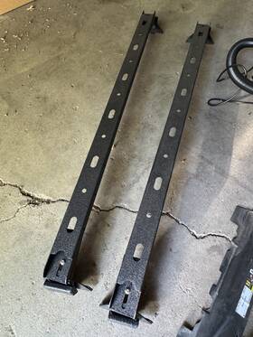 Obnaux Lbcr040019500 300lbs Roof Rail Cross Bars For 07-2024 Jeep Wrangler Jk Jku Jl Jlu&gladiator Jt