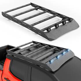 Trcr020040456 Obnaux Roof Rack Cargo Basket For 2024-2025 Tacoma Crew Cab/double Cab 4th Gen Rooftop