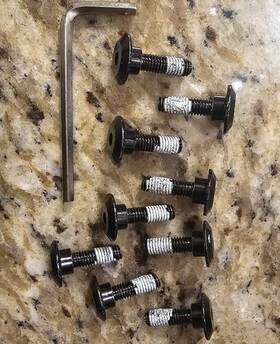 Oem Equivalent 23257003 2015-2020 Tahoe Escalade Suburban Roof Rack Cross Rail Hardware Pkg