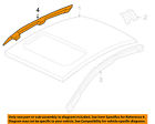 64610snaa00zz Oem Rail Civic 06-11 Honda Roof-roof Left
