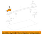 6349235040 Oem Toyota Luggage 4runner Rail Rack Left Roof Cover Carrier-front