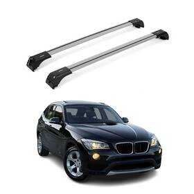 1205923 Omac Roof Rack Cross Bars Aluminum For Bmw X1 E84 2013-2015 Silver 2pcs