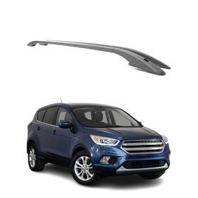 2616932 Omac Roof Rack Side Rails For Ford Escape 2013-2019 Aluminium Gray 2 Pcs