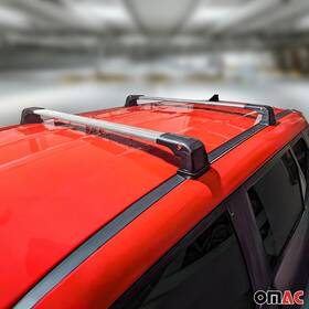 4913926 Omac Roof Rack Cross Bars Alu For Mitsubishi Outlander Sport 2011-2024 Gray 2pcs