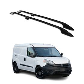 Omac 698797167932 For 2015-2022 Ram Promaster City L2 Long Roof Rack Side Rails Black Aluminium