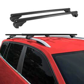 9696929mb-1 Omac Black Raised Roof Rails Cross Bars