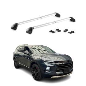 G006517 Omac Usa Silver Flush-mounted Roof Rails Cross Bars
