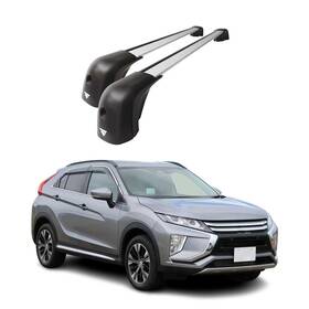 G007646 Omac For Mitsubishi Eclipse Cross 18-25 Usa Gray Flush-mounted Roof Rails Bars