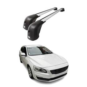 G007663 Omac For Volvo V60 15-23 Usa Gray Flush-mounted Roof Rails Cross Bars