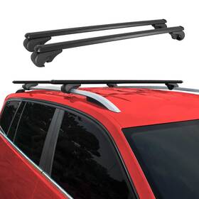 G010390 Omac Black Raised Roof Rails Cross Bars