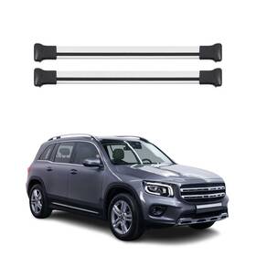 G021320 Omac Roof Rack Cross Bars Luggage Carrier For Mercedes Glb Class 2020-2026 Gray 2pcs