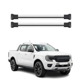 G021423 Omac Roof Rack Cross Bars Luggage Carrier For Ford Ranger P703 2024-2026 Gray 2pcs G021423 Omac Roof Rack Cross Bars Luggage Carrier For Ford Ranger P703 2024-2026 Gray 2pcs